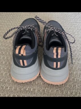 adidas Women's Sneakers Navy and Pink Accent